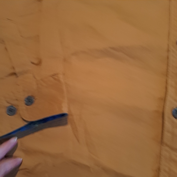 Lands' End men's size XXL or 50-52 Golden Pecan color, flannel lined, New - Picture 2 of 7